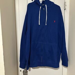 Ralph Lauren Men's Zip-Up Blue Sweater & Sweatpants